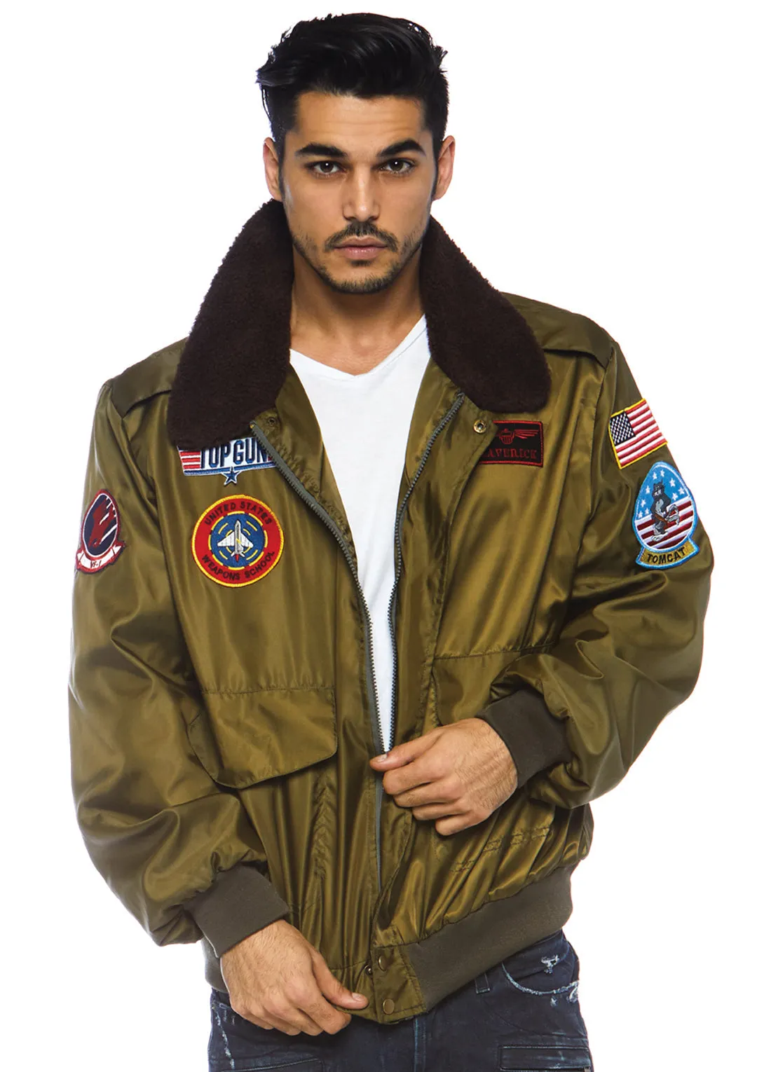 Top Gun men's nylon bomber