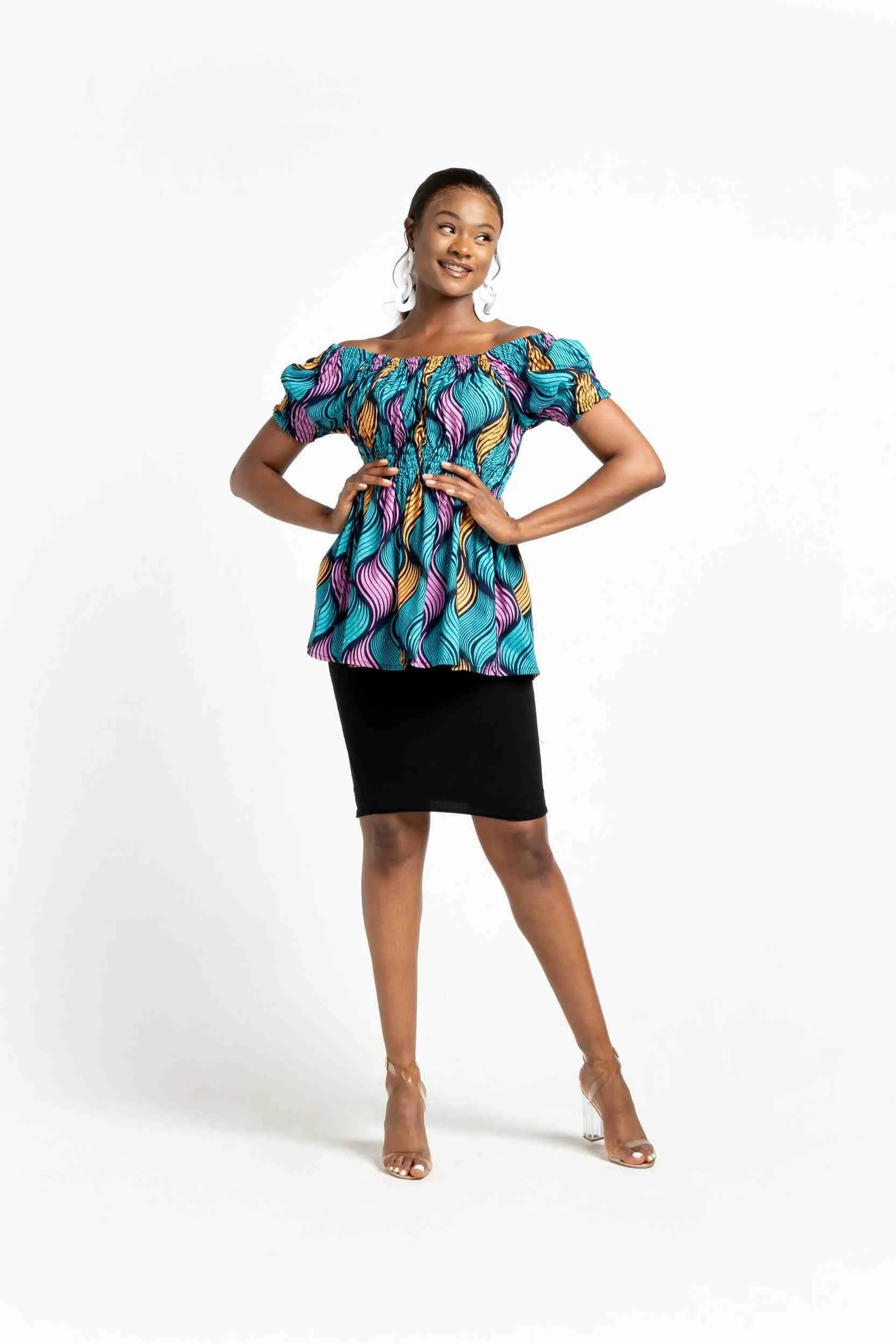 UGUETTE African Print Women's Top