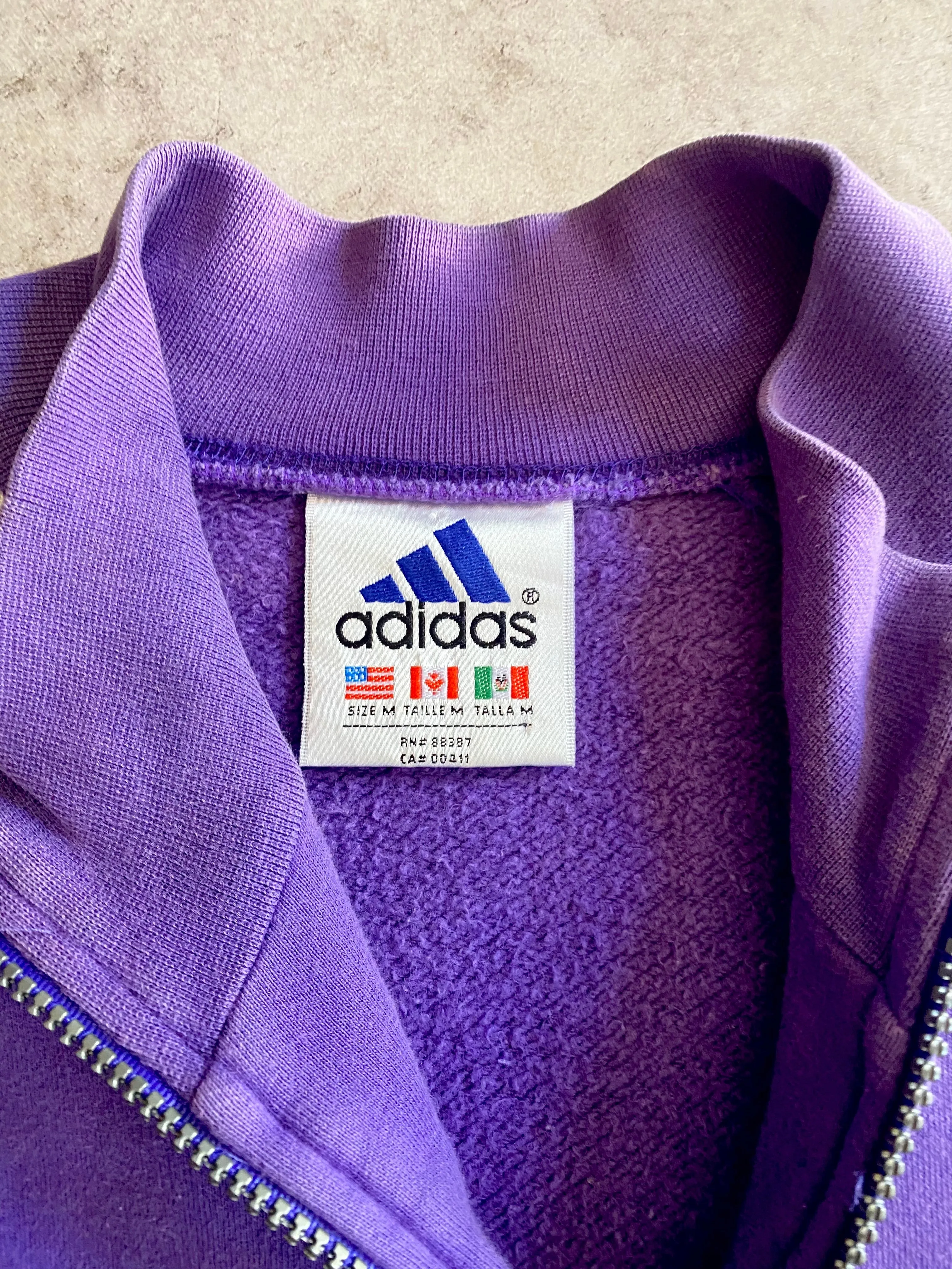 Vintage Adidas Zip Up Jacket (L)