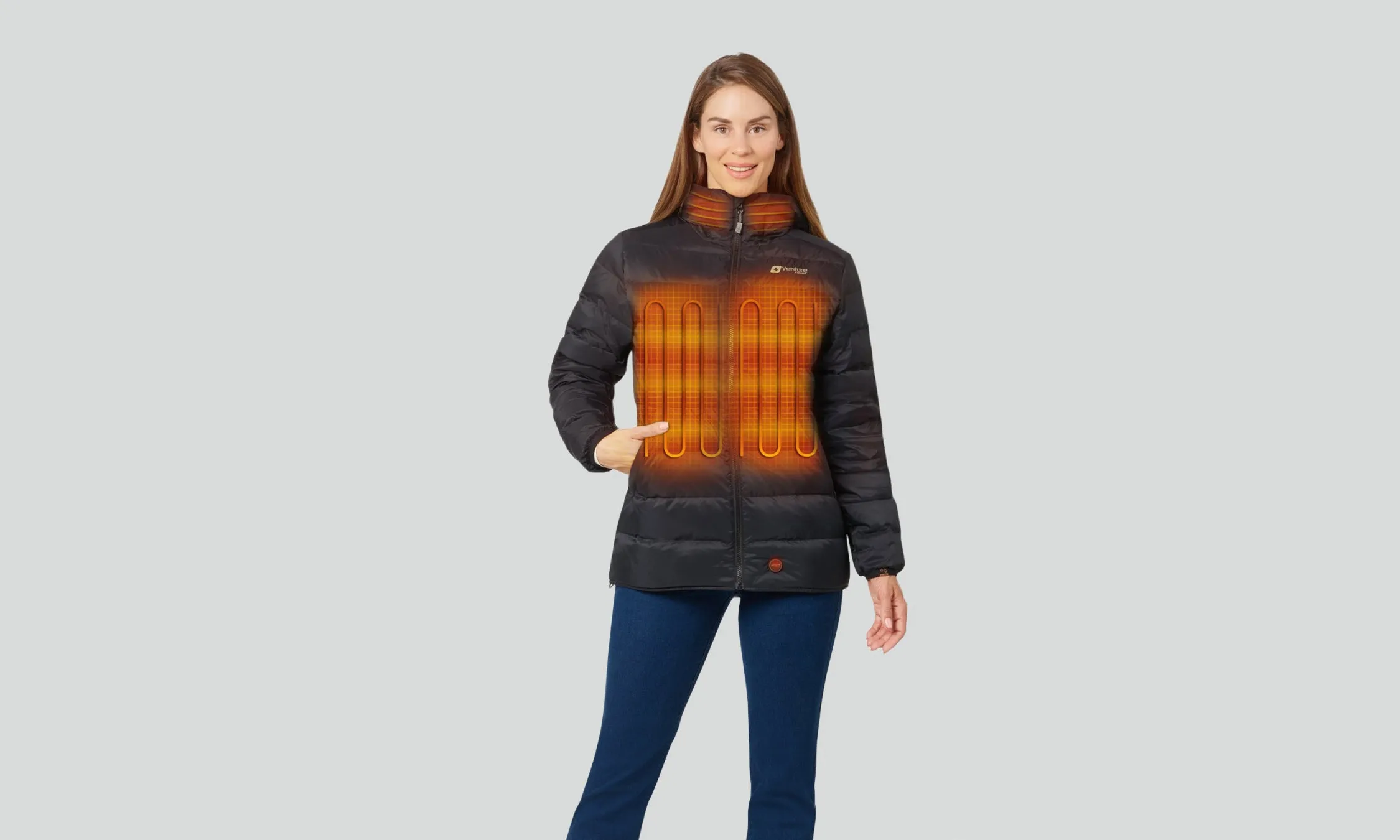 Women's MAX 26W Heated Down Jacket with HeatSync