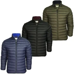 Xact Men's Funnel Neck Quilted Puffer Jacket