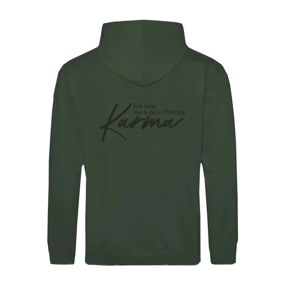 Zipper Hoodie Karma Prinzip Unisex