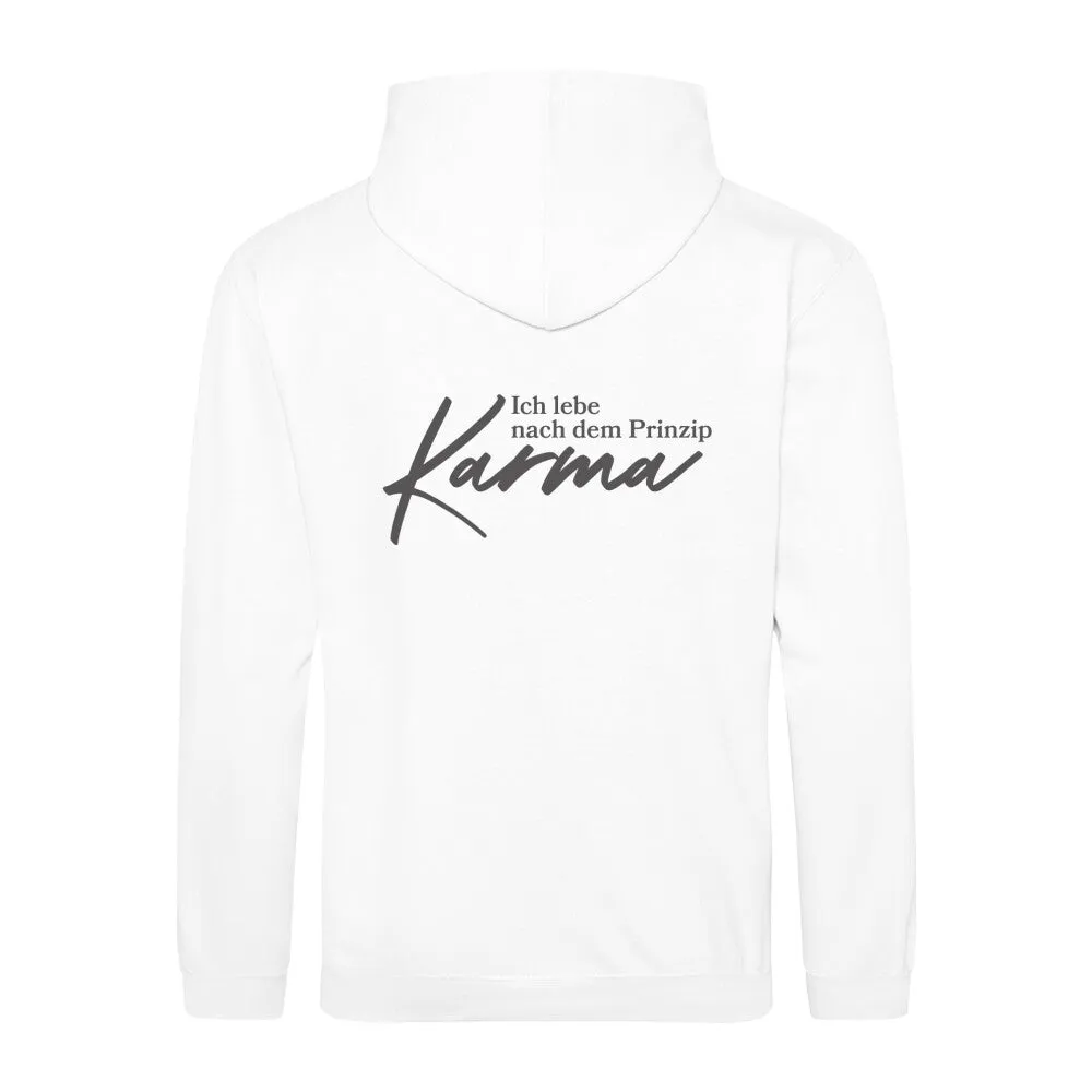 Zipper Hoodie Karma Prinzip Unisex