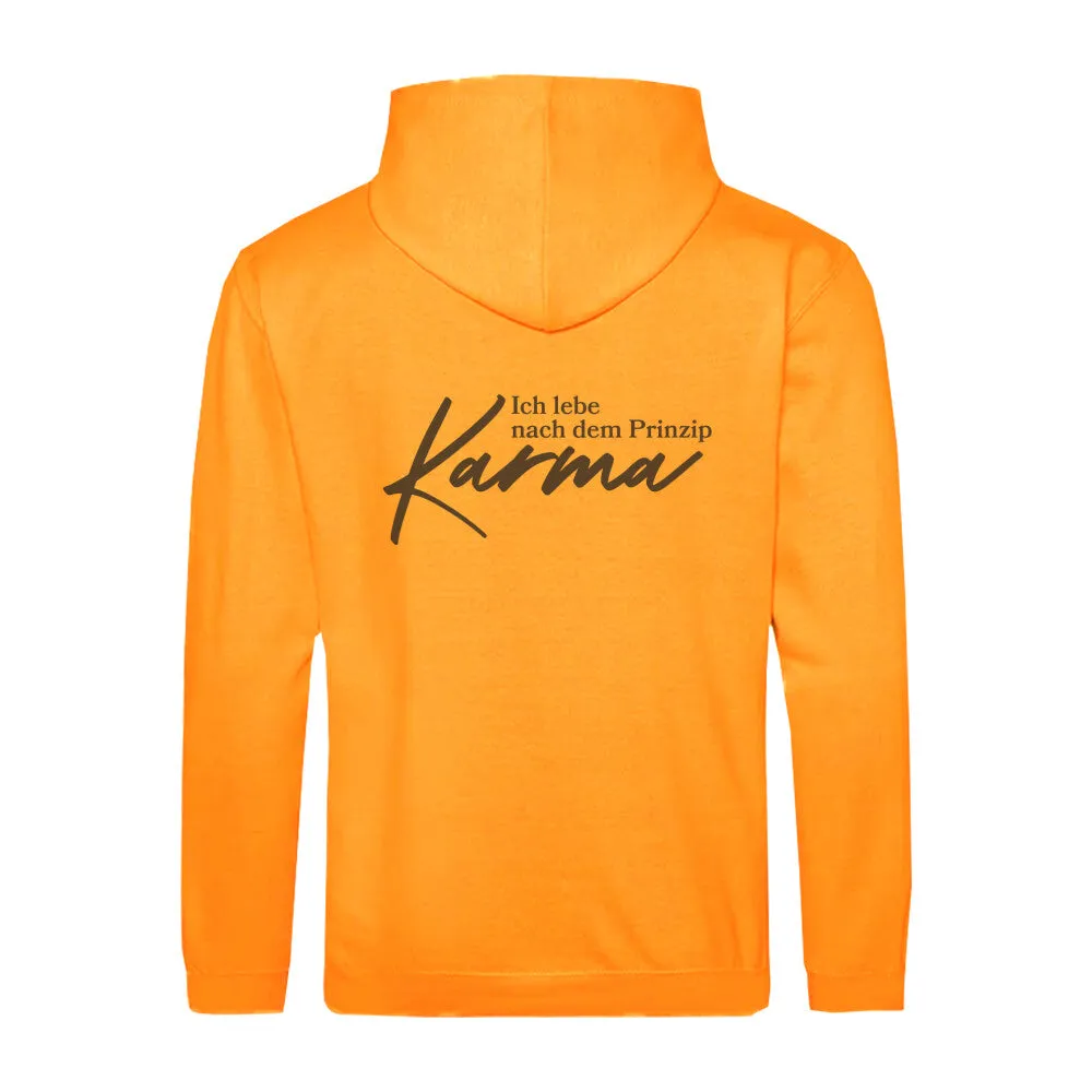 Zipper Hoodie Karma Prinzip Unisex